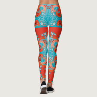Blumenmotiv Leggings