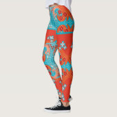 Blumenmotiv Leggings (Links)
