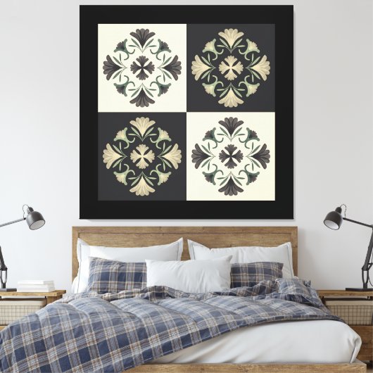 Blumenmotiv Leinwanddruck (Insitu (Schlafzimmer))