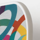 Blumenmotiv Pickleball Schläger (Linke Seite)