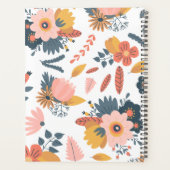 Blumenmotivation: Sie können das tun. Planer (Rückseite)