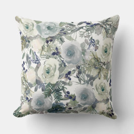 Blumenmotive für die Weihnachtszeit Kissen