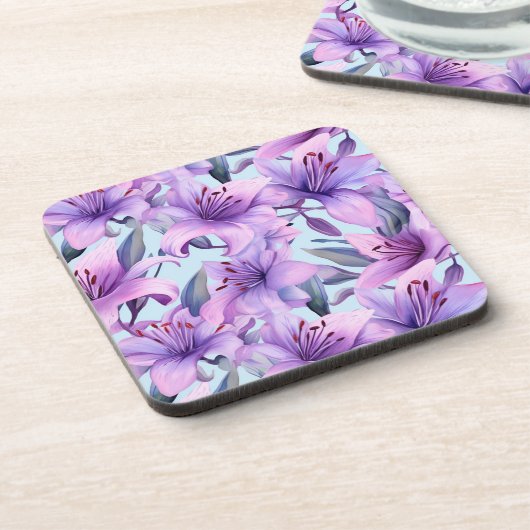 Blumenmotive Getränkeuntersetzer (Linke Seite)