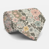 Blumenmotive Krawatte (Gerollt)