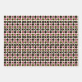 Blumenmotive - Papierblatt für Farbenverpackungen Geschenkpapier Set (Vorderseite)