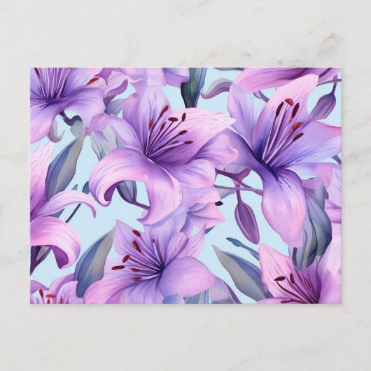 Blumenmotive Postkarte (Vorderseite)