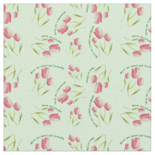 Blumenmotive Stoff