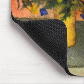 Blumenmousepad "Gelbe Vase" Mousepad (Ecke)
