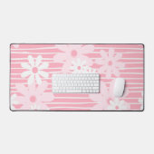 Blumenmousepad | Girls Niedlich Desk Mat Schreibtischunterlage (Tastatur & Maus)