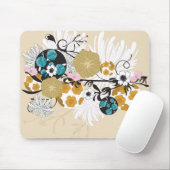 BlumenMousepad Mousepad (Mit Mouse)
