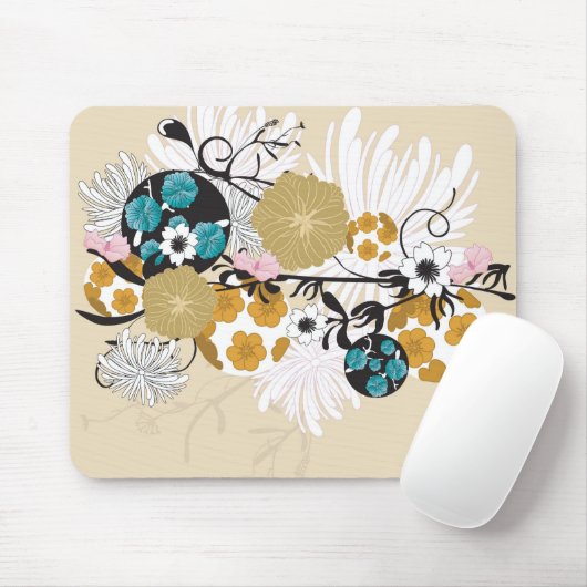 BlumenMousepad Mousepad (Mit Mouse)