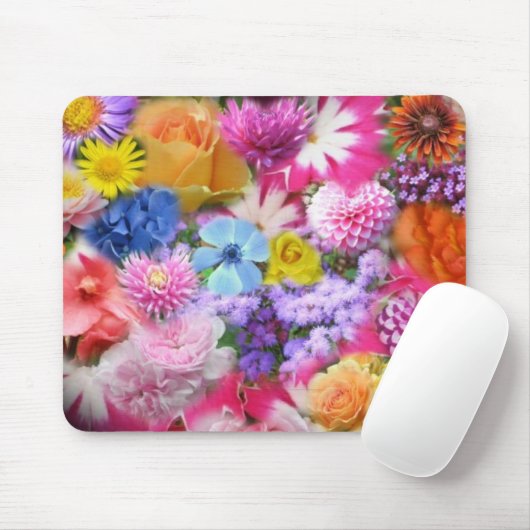 BlumenMousepad Mousepad (Mit Mouse)