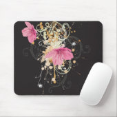 BlumenMousepad Mousepad (Mit Mouse)