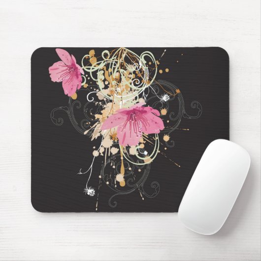 BlumenMousepad Mousepad (Mit Mouse)