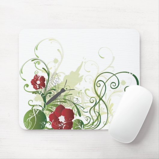 BlumenMousepad Mousepad (Mit Mouse)