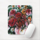 Blumenmousepad "Pink Vase" Mousepad (Mit Mouse)