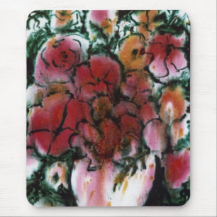 Blumenmousepad "Pink Vase" Mousepad