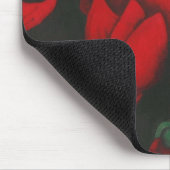 Blumenmousepad "Red Cycalman" Mousepad (Ecke)