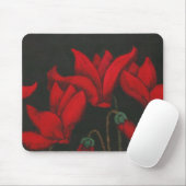 Blumenmousepad "Red Cycalman" Mousepad (Mit Mouse)
