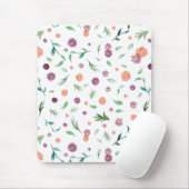 Blumenmousse Pad für sie | Office-Geschenk für Mam Mousepad (Mit Mouse)