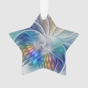 Blumenmuseum Fraktal Kunst, bunte Abstrakte Blume Ornament
