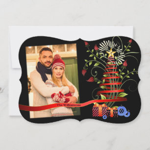 Blumenmuseum Moderne Kunst Weihnachtsbaum Foto Ext Feiertagskarte