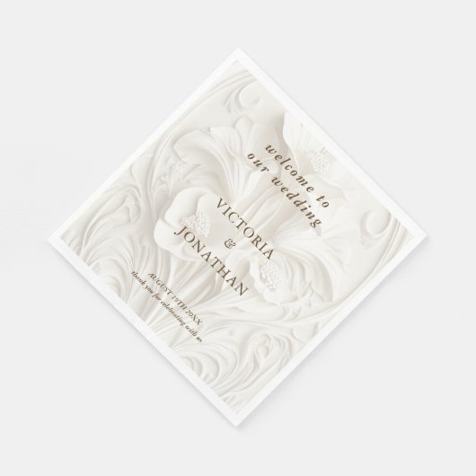 Blumenmuseum Serviette (Ecke)