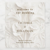 Blumenmuseum Weinetikett (Einzelnes Label)