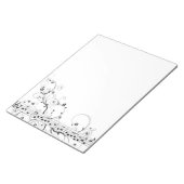 Blumenmusik Notizblock (angewinkelt)