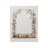 Blumenmuskelbogen Notizblock (Rotiert)