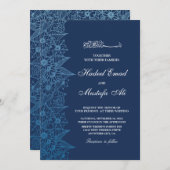 Blumenmuskulatur - Einladung (Vorne/Hinten)