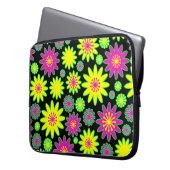 Blumenmuster210513 Laptopschutzhülle (Vorderseite Links)