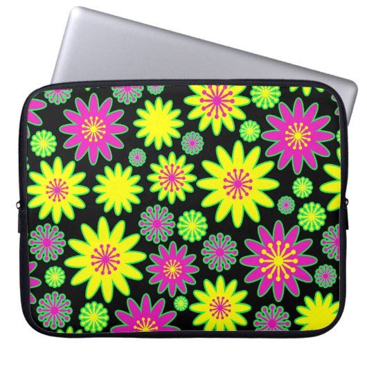 Blumenmuster210513 Laptopschutzhülle (Vorderseite)