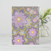 Blumenmuster 10 dankeskarte (Stehend Vorderseite)