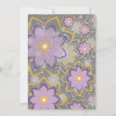 Blumenmuster 10 dankeskarte (Rückseite)