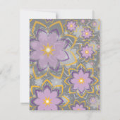 Blumenmuster 10 mitteilungskarte (Rückseite)