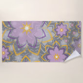 Blumenmuster 10 strandtuch (Vorderseite)