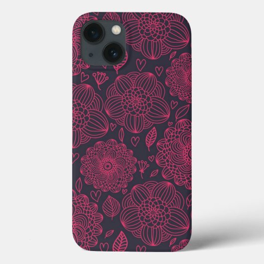 Blumenmuster 11 Case-Mate iPhone hülle (Rückseite)