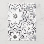 Blumenmuster 11 feiertagspostkarte (Vorderseite)