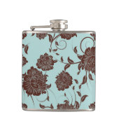 Blumenmuster 11 flachmann (Vorderseite)