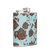 Blumenmuster 11 flachmann (Rechts)