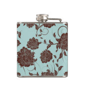 Blumenmuster 11 flachmann (Rückseite)