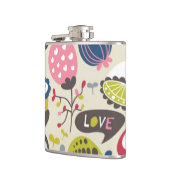 Blumenmuster 11 flachmann (Links)