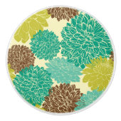 Blumenmuster 11 keramikknauf (Vorderseite)