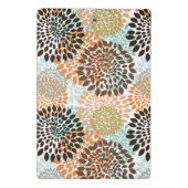 Blumenmuster 11 mini klemmbrett (Rückseite)