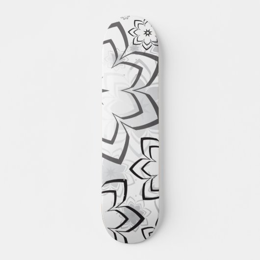 Blumenmuster 11 skateboard (Vorne)