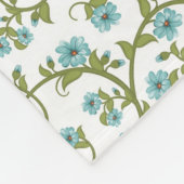 Blumenmuster 12 fleecedecke (Ecke)