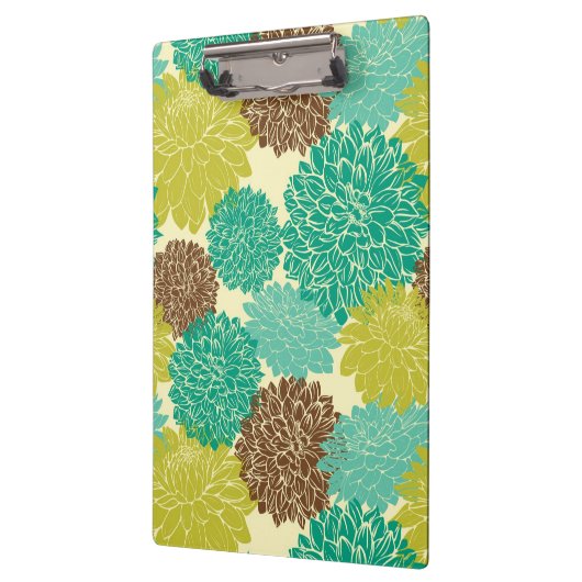 Blumenmuster 12 klemmbrett (Links)