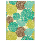 Blumenmuster 12 klemmbrett (Rückseite)