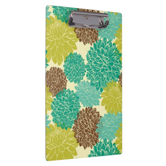 Blumenmuster 12 klemmbrett (Rechts)